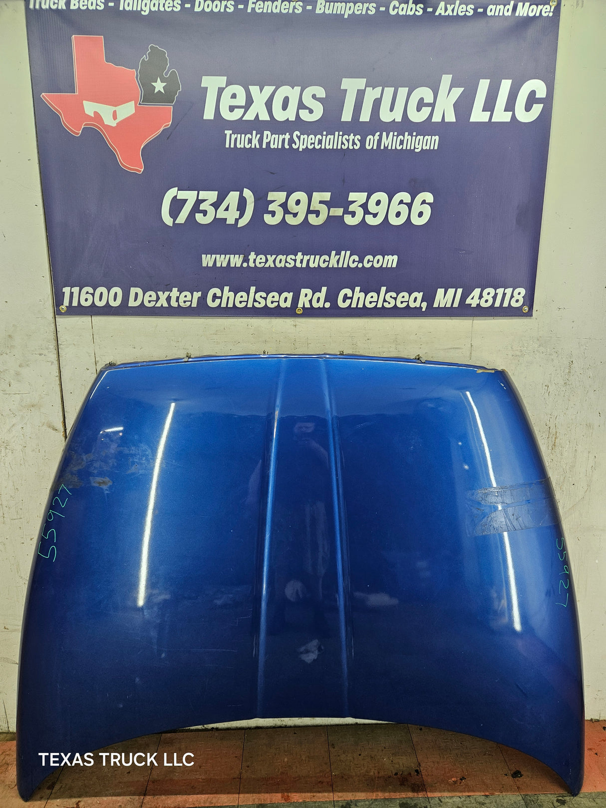 1994-2002 Dodge Ram 2nd Gen 1500 2500 3500 Hood - Blue