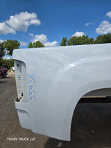 2007-2013 GMC Sierra 1500 2500 3500 HD 6' 6" Short Truck Bed - Summit white