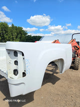 2007-2013 GMC Sierra 1500 2500 3500 HD 6' 6" Short Truck Bed - Summit white