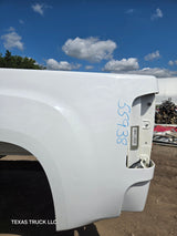 2007-2013 GMC Sierra 1500 2500 3500 HD 6' 6" Short Truck Bed - Summit white