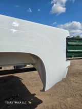 2007-2013 GMC Sierra 1500 2500 3500 HD 6' 6" Short Truck Bed - Summit white