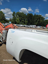 2007-2013 GMC Sierra 1500 2500 3500 HD 6' 6" Short Truck Bed - Summit white