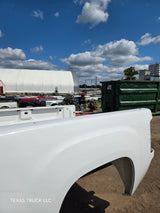 2007-2013 GMC Sierra 1500 2500 3500 HD 6' 6" Short Truck Bed - Summit white