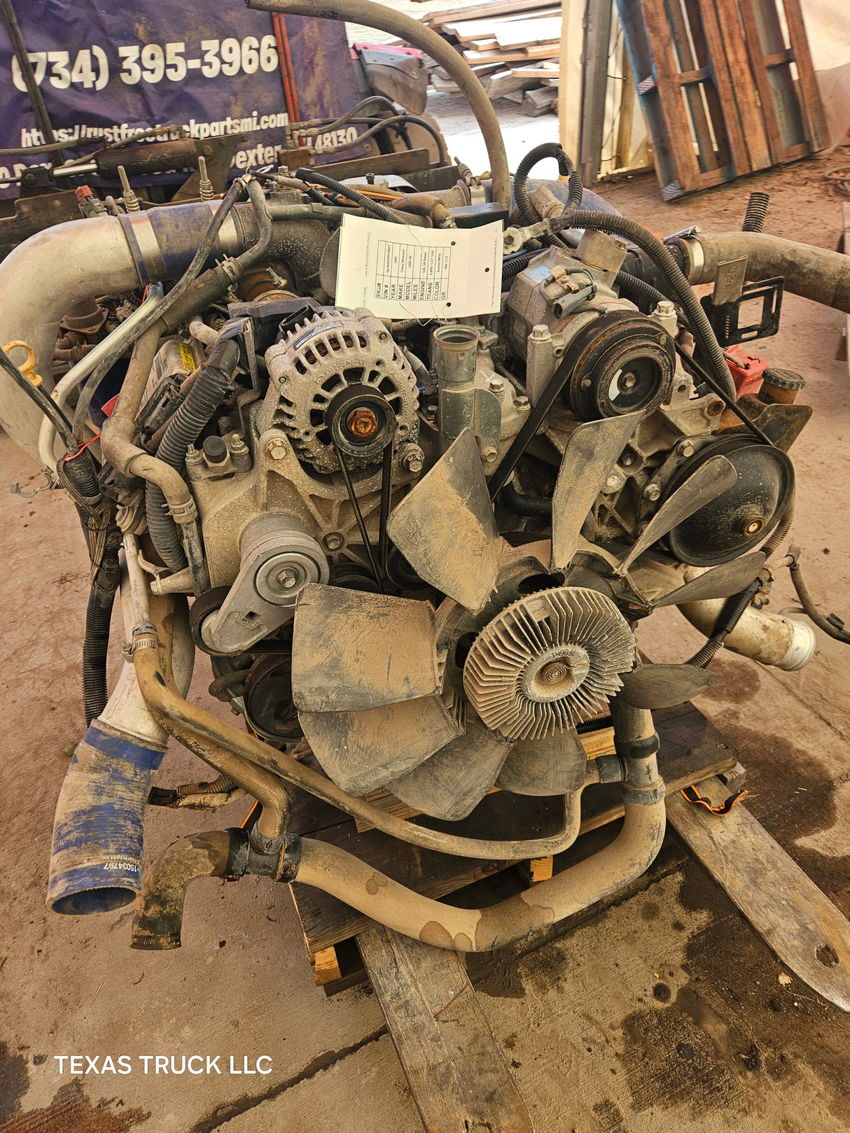 2001-2004 LB7 Duramax Diesel 6.6L Engine 139K Miles Runs Great