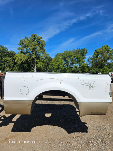 1999-2010 Ford Super Duty F250 F350 6' 9" Short Truck Bed - White & Tan