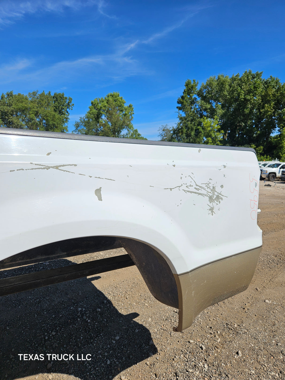 1999-2010 Ford Super Duty F250 F350 6' 9" Short Truck Bed - White & Tan