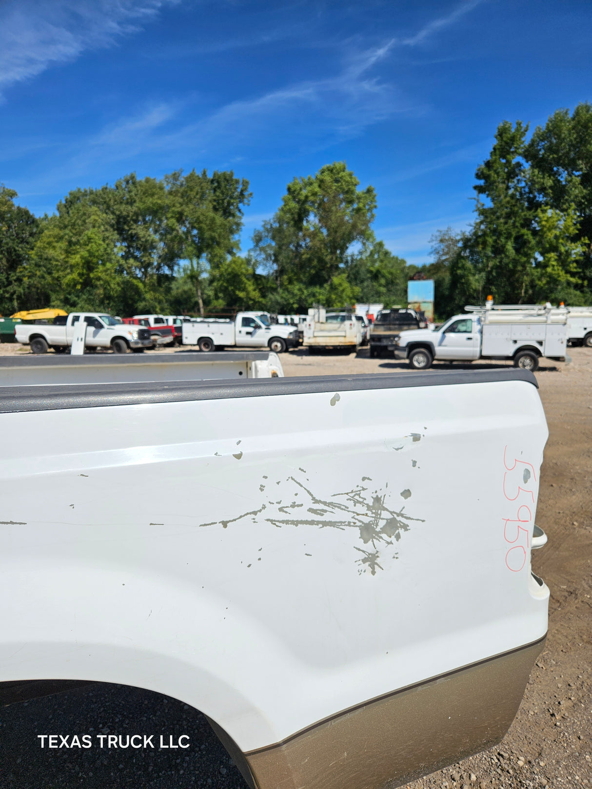 1999-2010 Ford Super Duty F250 F350 6' 9" Short Truck Bed - White & Tan