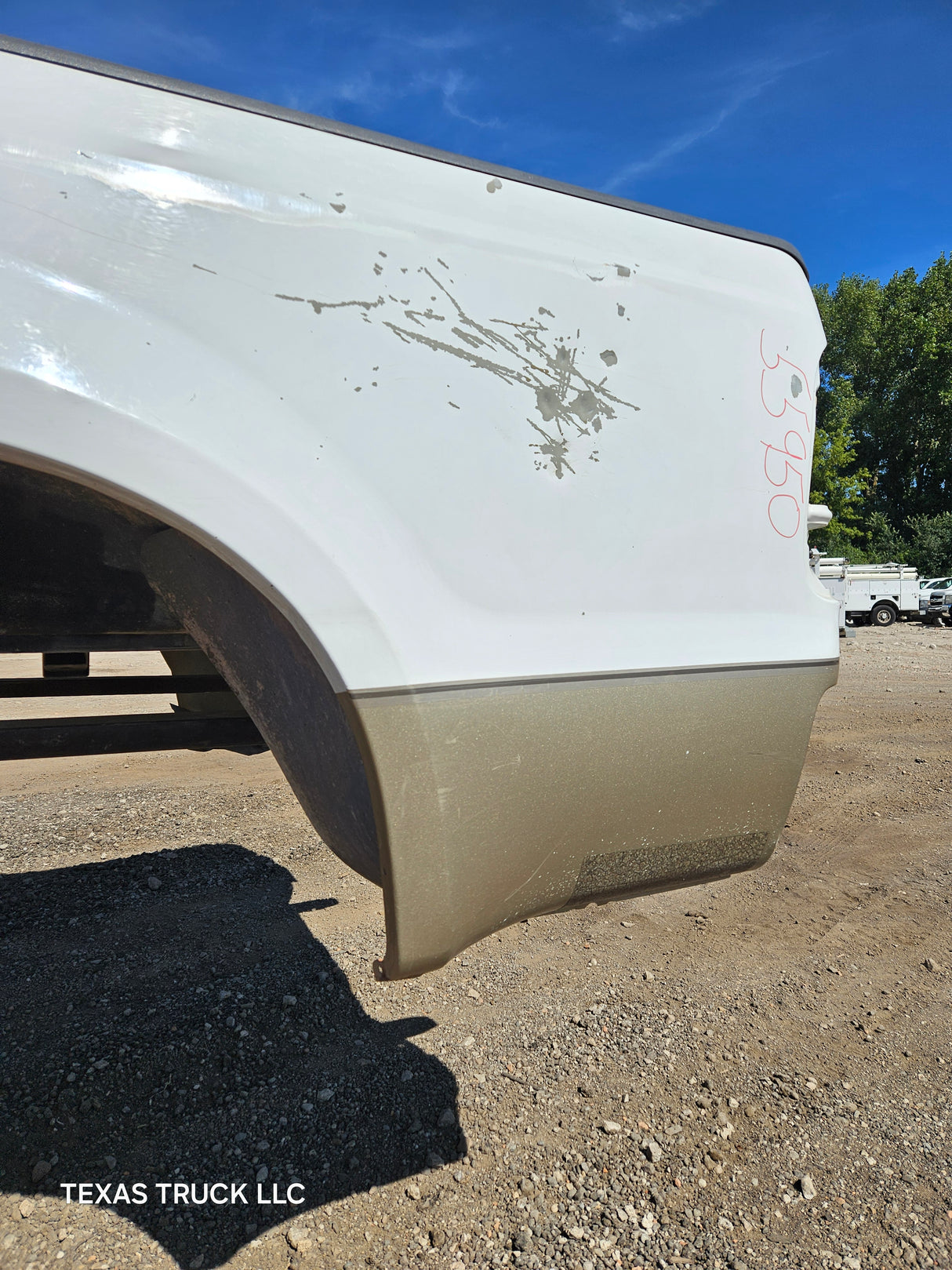 1999-2010 Ford Super Duty F250 F350 6' 9" Short Truck Bed - White & Tan