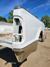 1999-2010 Ford Super Duty F250 F350 6' 9" Short Truck Bed - White & Tan