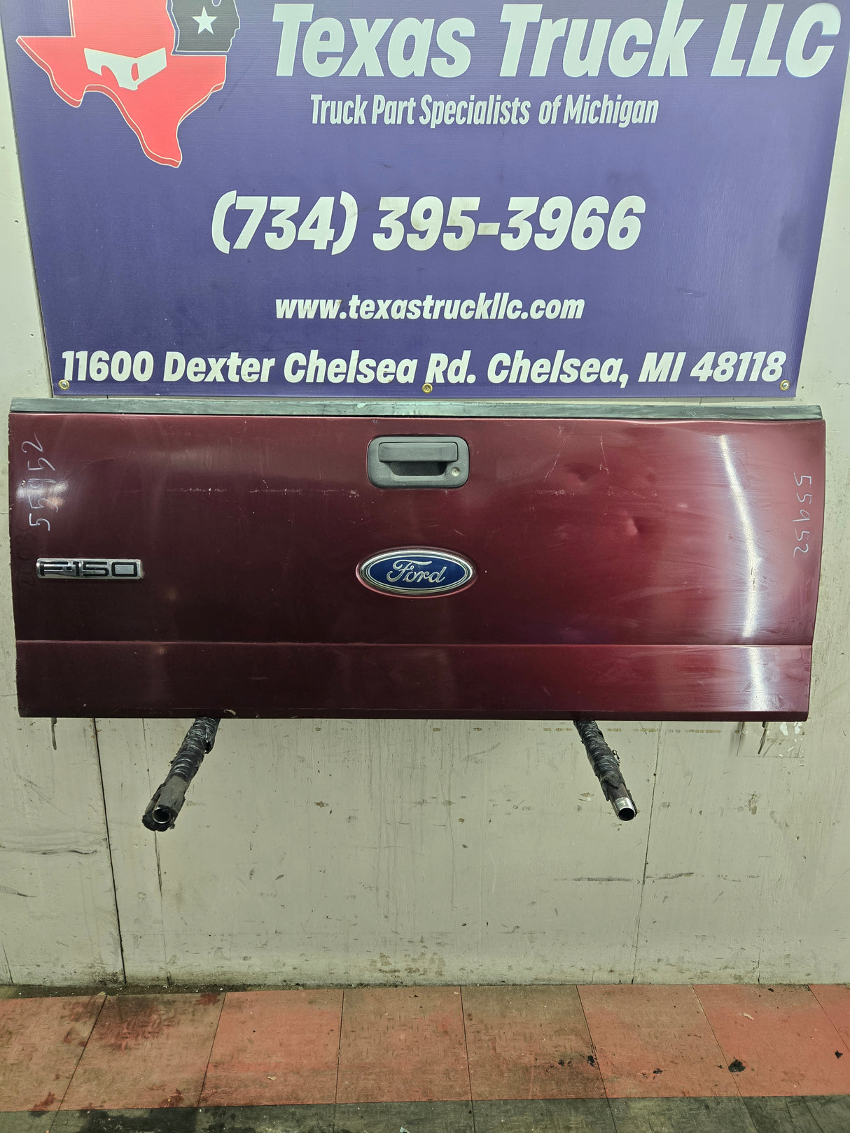 2004-2008 Ford F-150 Tailgate - Maroon