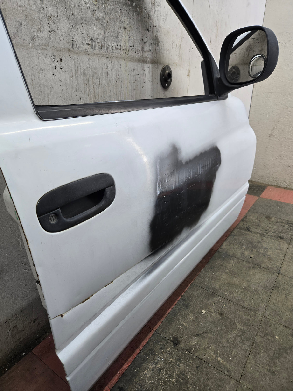 1994-2002 Dodge Ram 2nd Gen RH Passenger Side Front Door Regular Cab / 2 Door Ext Cab 1500 2500 3500 ROUND CORNER - White