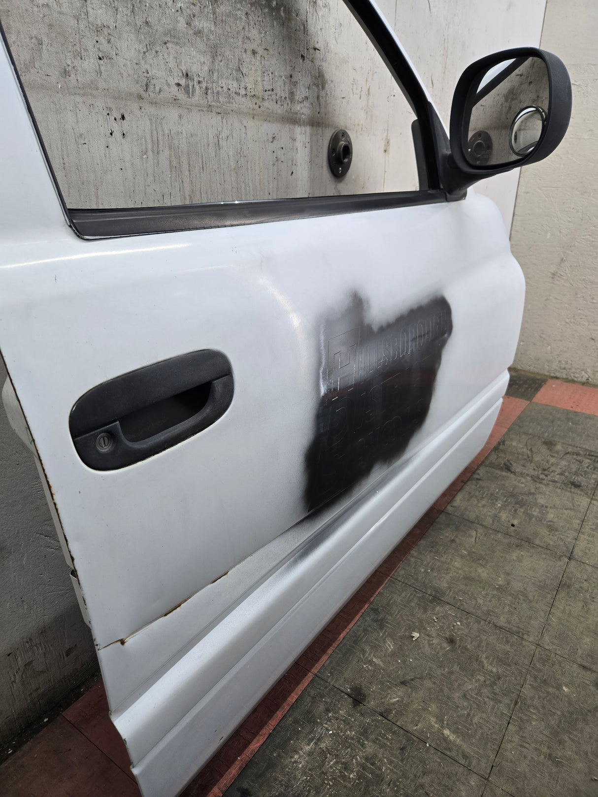 1994-2002 Dodge Ram 2nd Gen RH Passenger Side Front Door Regular Cab / 2 Door Ext Cab 1500 2500 3500 ROUND CORNER - White