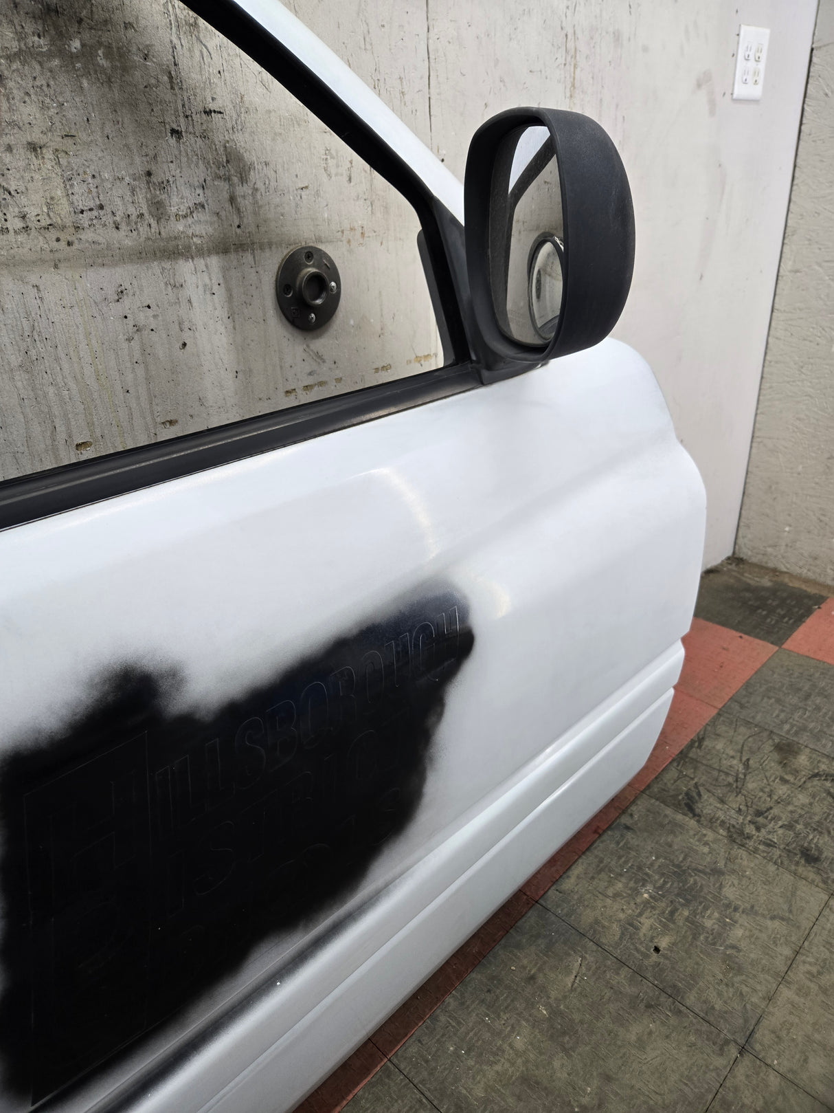 1994-2002 Dodge Ram 2nd Gen RH Passenger Side Front Door Regular Cab / 2 Door Ext Cab 1500 2500 3500 ROUND CORNER - White