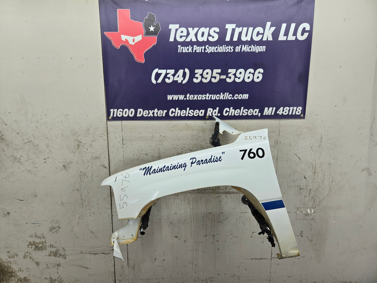 1999-2002 Chevrolet Silverado / Tahoe / Suburban 1500 2500 3500 HD LH Driver Side Front Fender - White