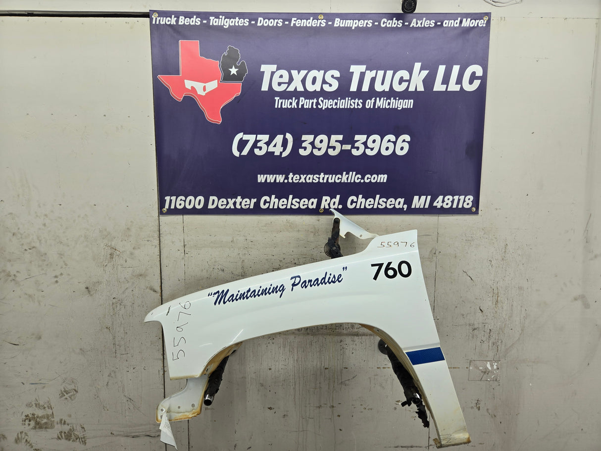1999-2002 Chevrolet Silverado / Tahoe / Suburban 1500 2500 3500 HD LH Driver Side Front Fender - White