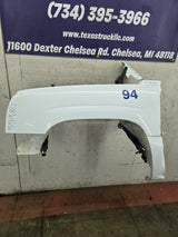 2003-2007 Chevrolet Silverado / Tahoe / Suburban 1500 2500 3500 HD LH Driver Side "Cateye" Front Fender - Summit White