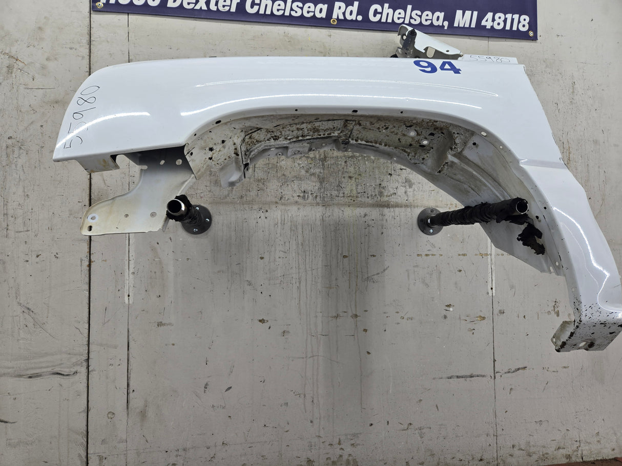 2003-2007 Chevrolet Silverado / Tahoe / Suburban 1500 2500 3500 HD LH Driver Side "Cateye" Front Fender - Summit White