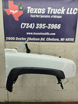2003-2007 Chevrolet Silverado / Tahoe / Suburban 1500 2500 3500 HD RH Passenger Side "Cateye" Front Fender - Summit White