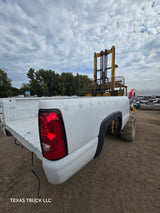 1999-2007 Chevrolet Silverado / GMC Sierra 1500 2500 3500 HD 8' Long Bed Truck Bed - Summit White