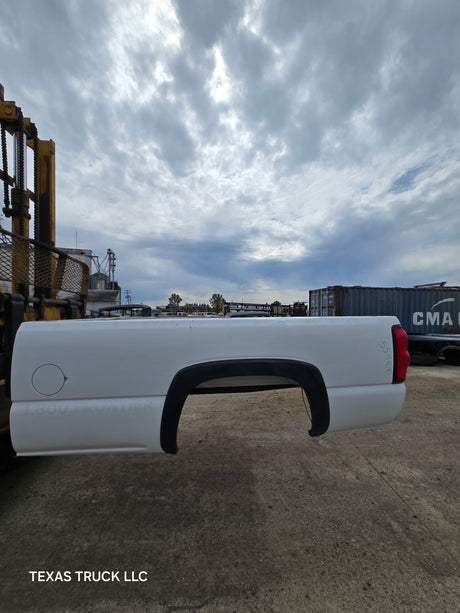 1999-2007 Chevrolet Silverado / GMC Sierra 1500 2500 3500 HD 8' Long Bed Truck Bed - Summit White