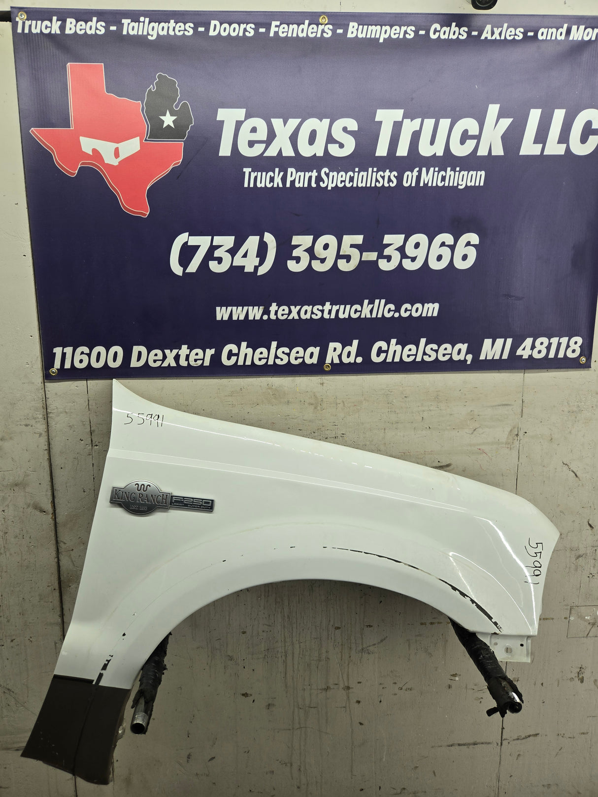 1999-2007 Ford Super Duty RH Passenger Side Front Fender F250 F350 F450 F550 Excursion