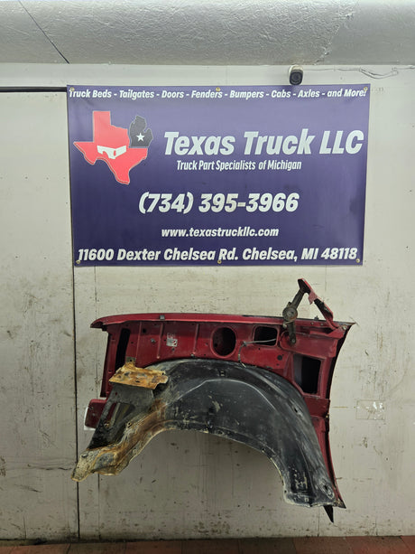 1988-1998 Chevrolet / GMC 1500 2500 3500 Right Hand Passenger Side Front Fender - Red