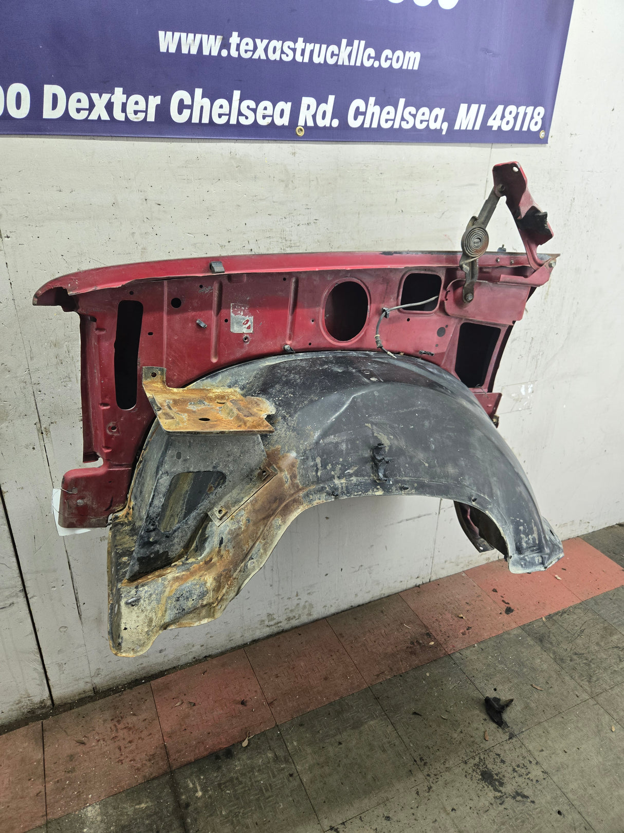 1988-1998 Chevrolet / GMC 1500 2500 3500 Right Hand Passenger Side Front Fender - Red