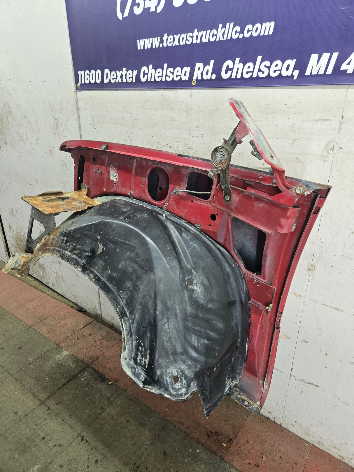 1988-1998 Chevrolet / GMC 1500 2500 3500 Right Hand Passenger Side Front Fender - Red