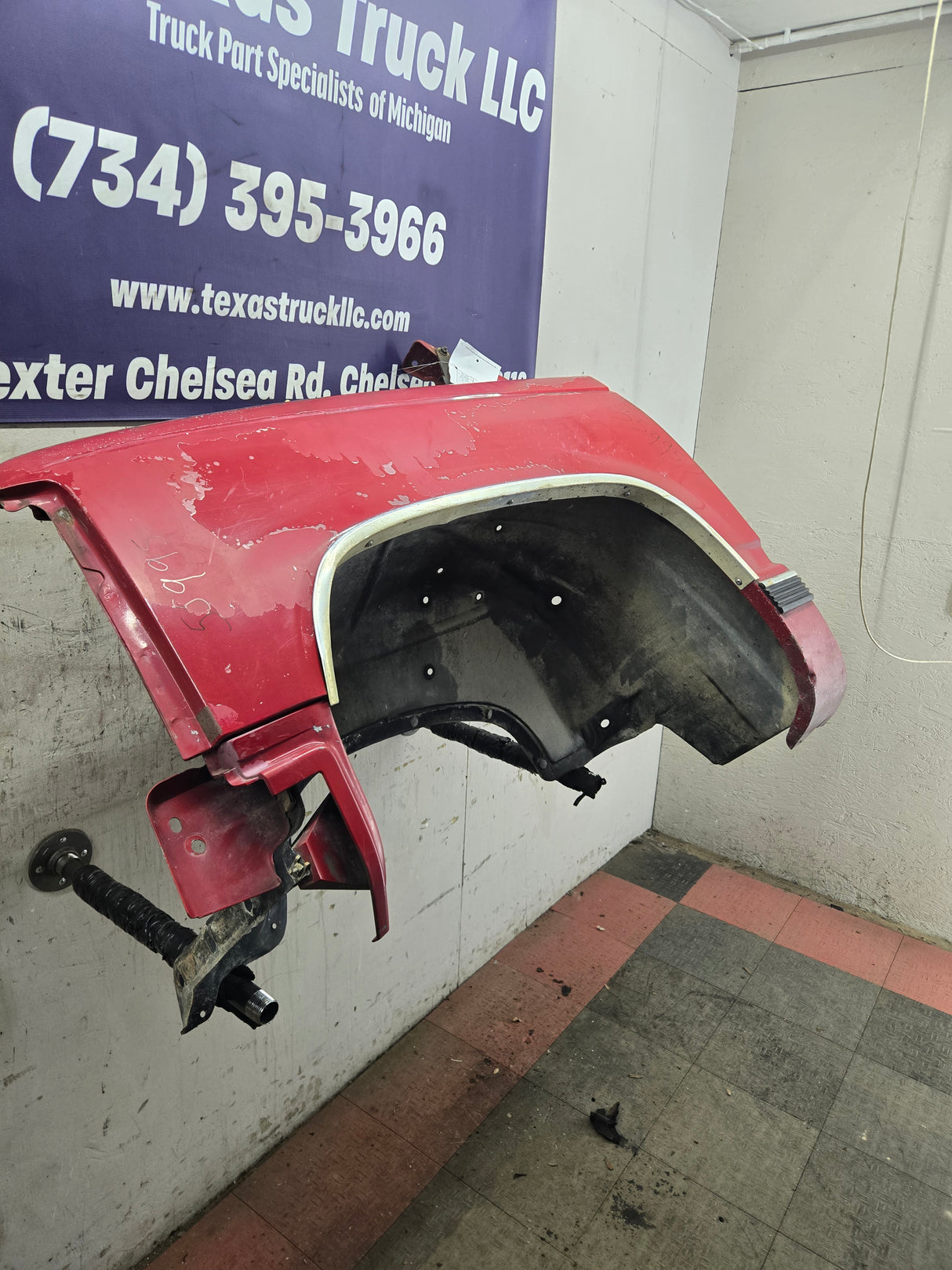 1988-1998 Chevrolet / GMC 1500 2500 3500 Left Hand Driver Side Front Fender - Red
