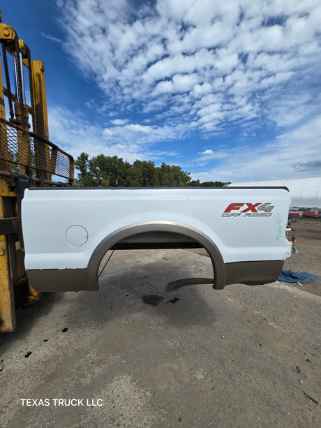 1999-2010 Ford Super Duty F250 F350 6' 9" Short Truck Bed - White & Tan