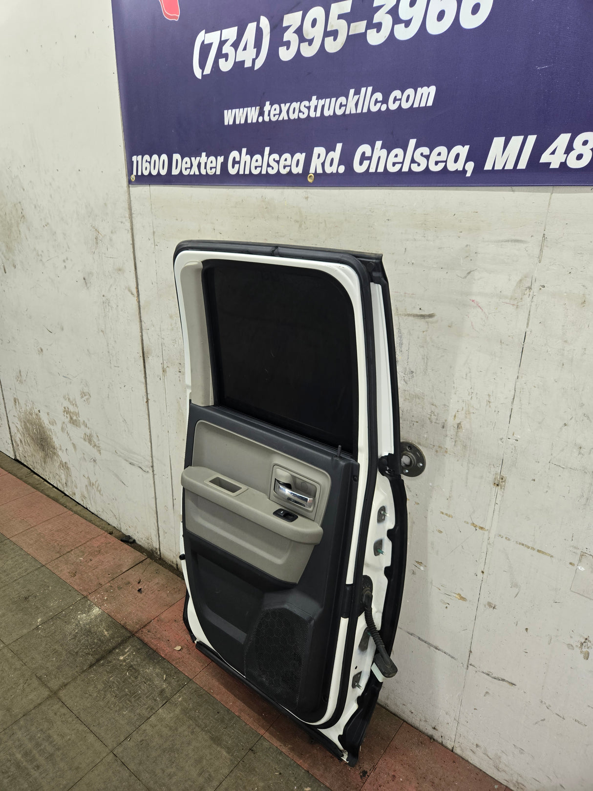 2009-2018 Dodge Ram 4th Gen Driver Rear Quad Cab Door 1500 2500 3500 - White