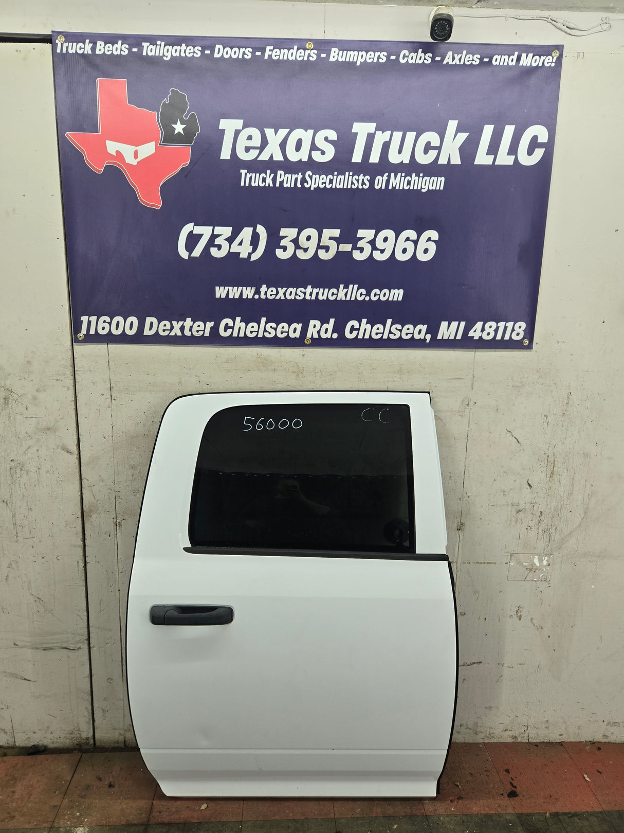 2009-2018 Dodge Ram 4th Gen Passenger Side Rear CREW Cab Door 1500 2500 3500 4500 5500 - White
