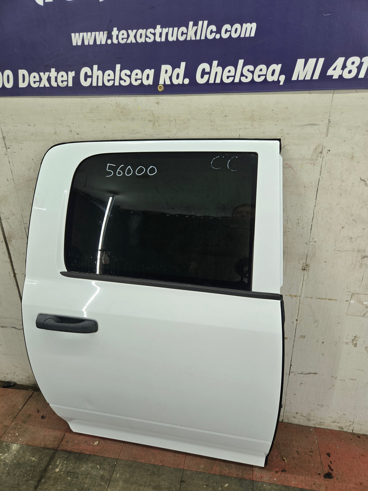 2009-2018 Dodge Ram 4th Gen Passenger Side Rear CREW Cab Door 1500 2500 3500 4500 5500 - White