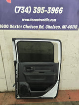 2009-2018 Dodge Ram 4th Gen Passenger Side Rear CREW Cab Door 1500 2500 3500 4500 5500 - White