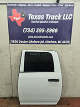 2009-2018 Dodge Ram 4th Gen LH Driver Side Rear CREW Cab Door 1500 2500 3500 4500 5500 - White