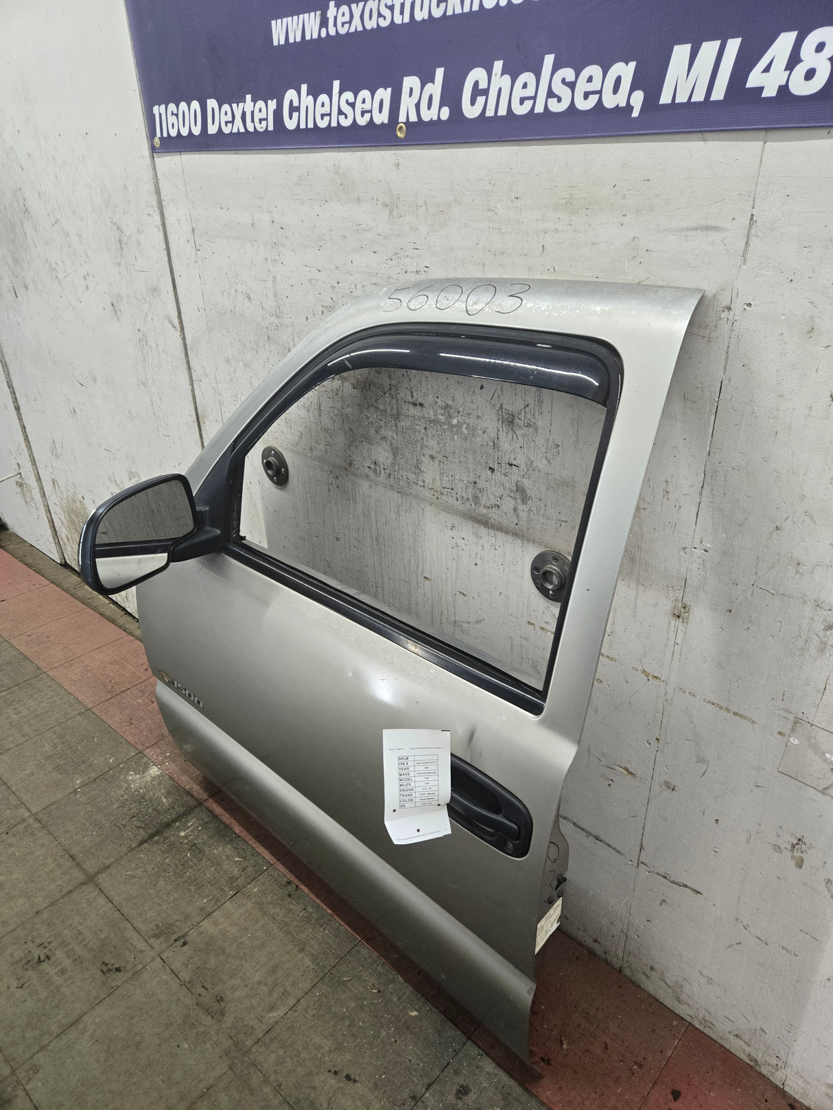 1999-2006 Chevrolet Silverado / GMC Sierra 1500 2500 3500 HD Driver Side Front Door LH - Pewter Metallic