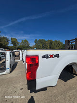 2017-2022 Ford F250 F350 Super Duty 8' Long Truck Bed - Oxford White