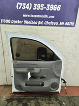 2007-2013 Chevrolet Silverado / GMC Sierra 1500 2500 3500 HD LH Front Driver Side Door - Summit White