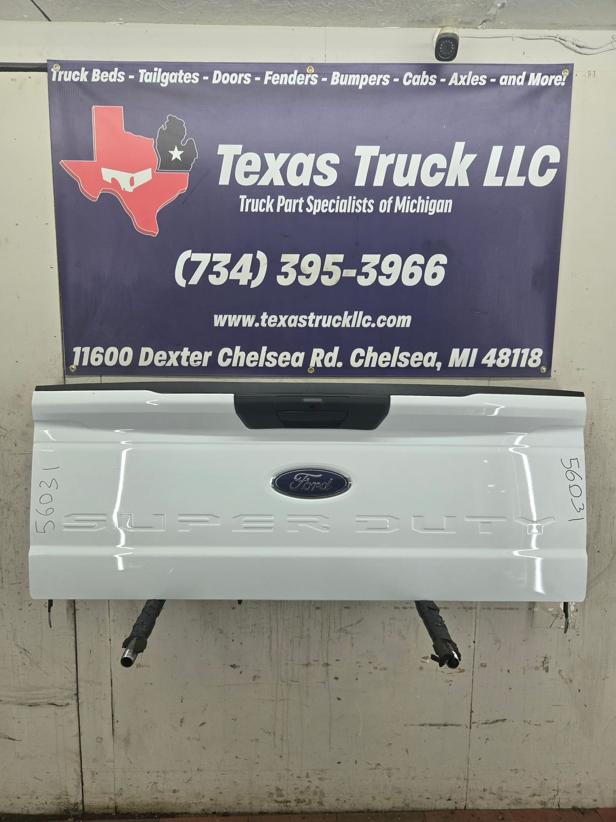 2023-2025 Ford Super Duty F250 F350 F450 F550 Tailgate - Oxford White New Take off