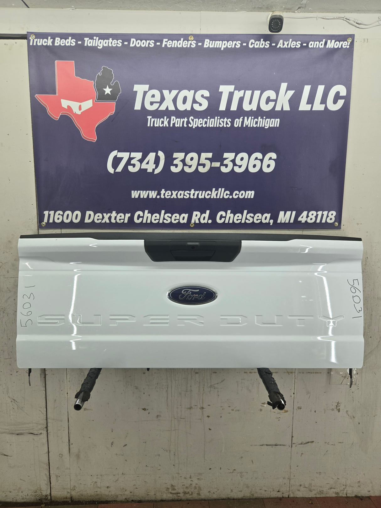 2023-2025 Ford Super Duty F250 F350 F450 F550 Tailgate - Oxford White New Take off