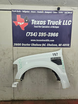 2008-2010 Ford Super Duty F250 F350 LH Driver Side Fender - Oxford White