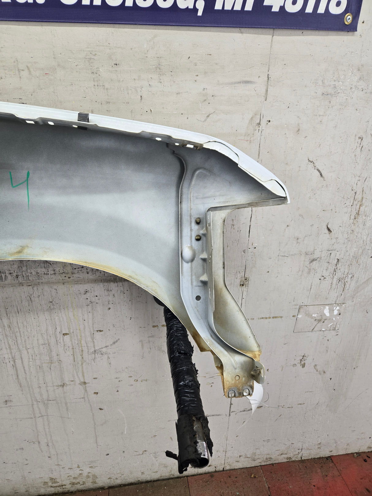 2008-2010 Ford Super Duty F250 F350 LH Driver Side Fender - Oxford White