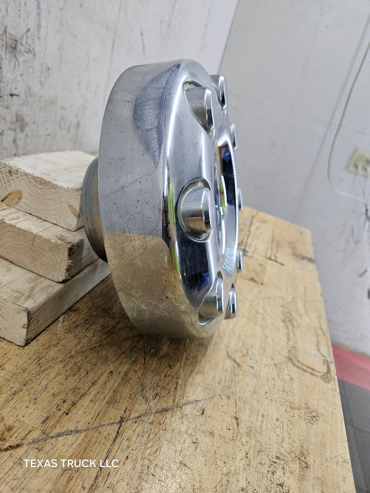 2008-2016 Ford Super Duty F350 Front DUALLY Hub Cap Chrome Center Cap 4x4 8 LUG