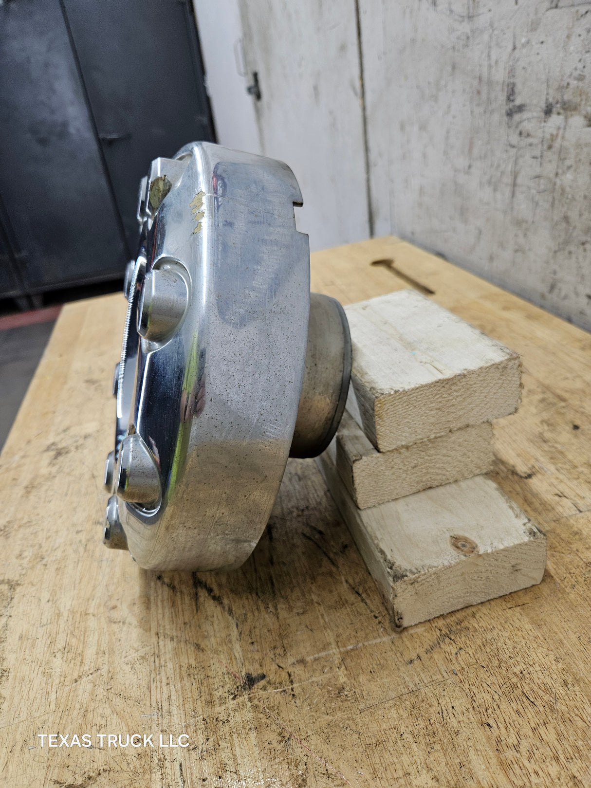 2008-2016 Ford Super Duty F350 Front DUALLY Hub Cap Chrome Center Cap 4x4 8 LUG