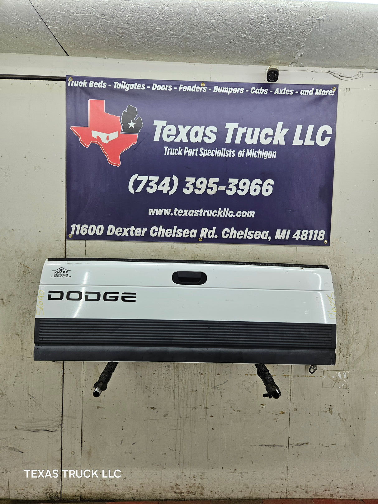 1994-2002 Dodge Ram 1500 2500 3500 2nd Gen Truck Tailgate - White