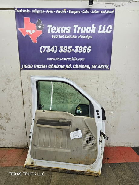 1999-2011 Ford Super Duty LH Front Driver Side Door F250 F350 F450 F550 - Oxford White