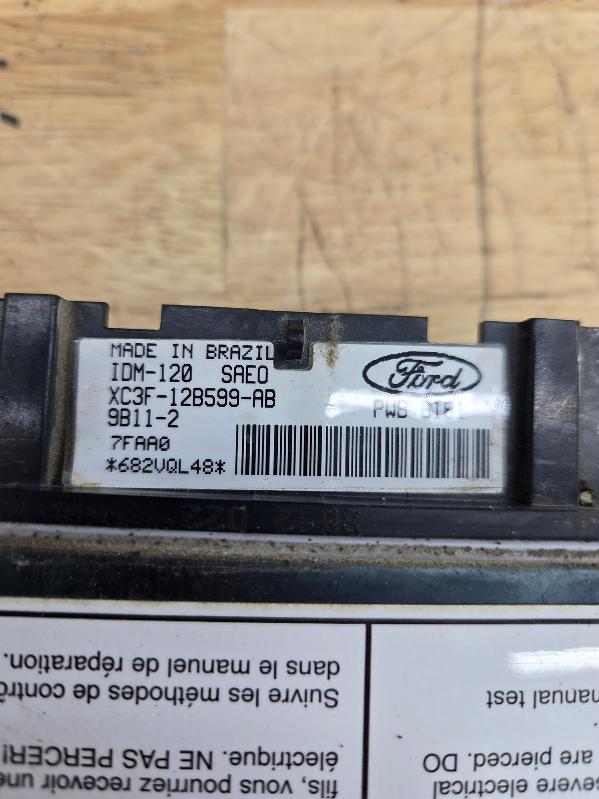 1999-2003 Ford F250 F350 F450 F550 7.3L IDM 120 / XC3F-12B599-AB