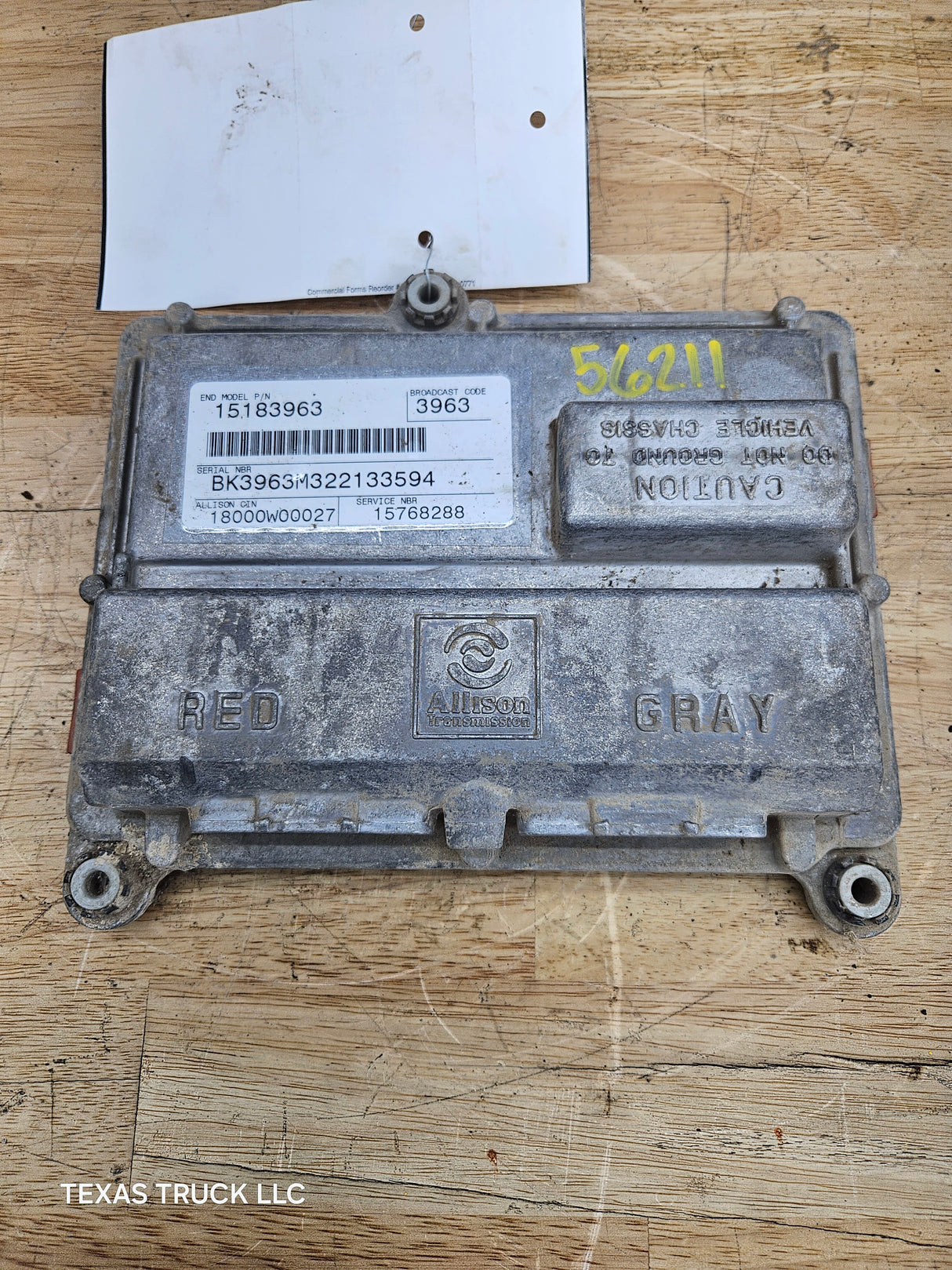 2003 Chevrolet Silverado 2500 3500 6.6L TCM 29537441