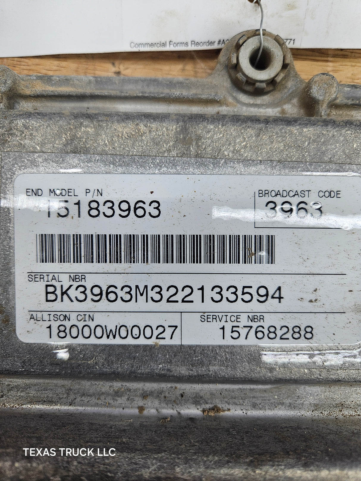 2003 Chevrolet Silverado 2500 3500 6.6L TCM 29537441