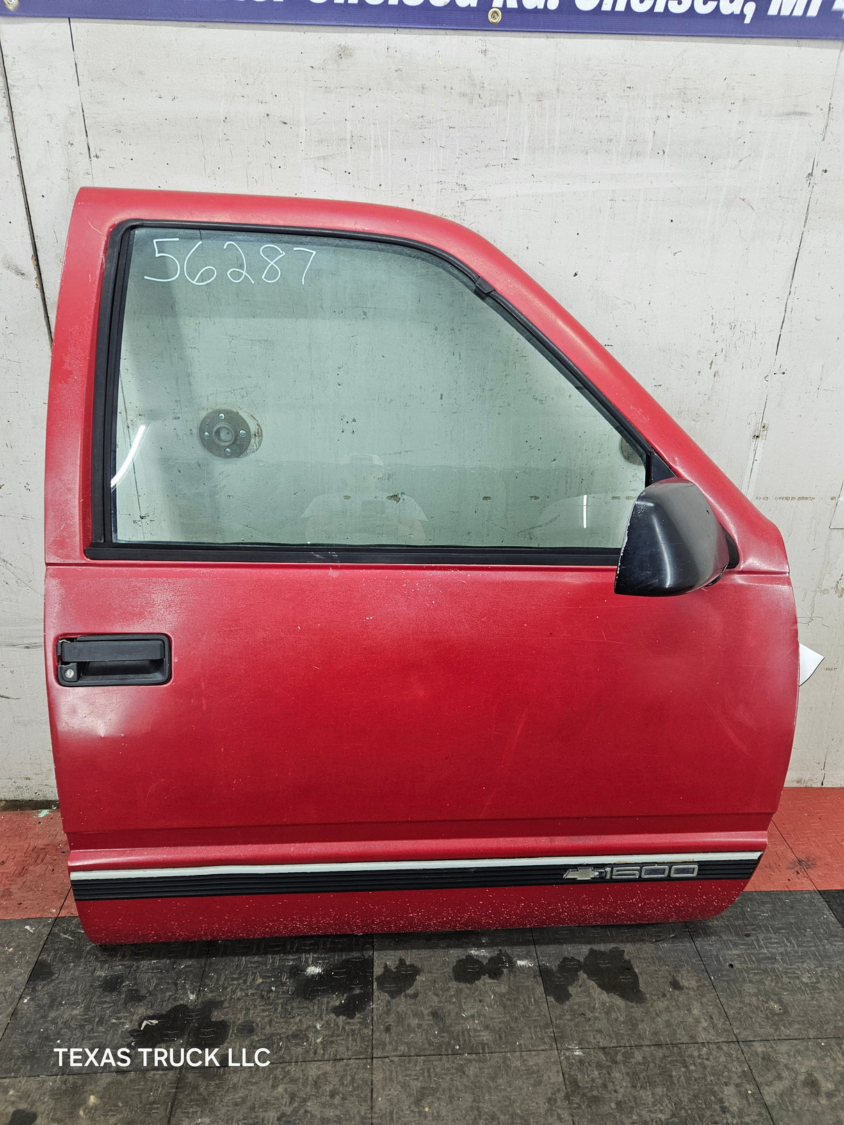 1988-2000 Chevrolet Silverado Suburban GMC Sierra RH Front Passenger Door - Red